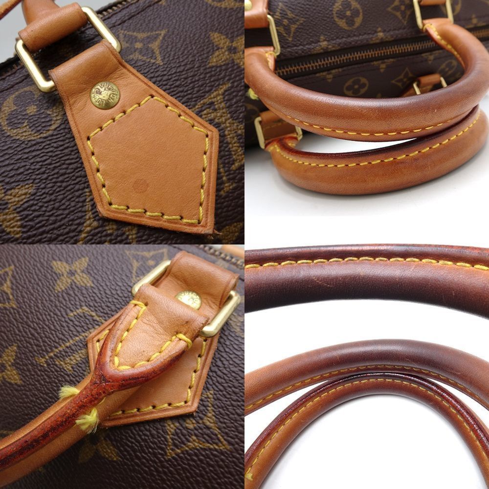 LOUIS VUITTON Louis Vuitton Monogram Speedy 30 M41526 Handbag Brown 351730 - Picture 7 of 10